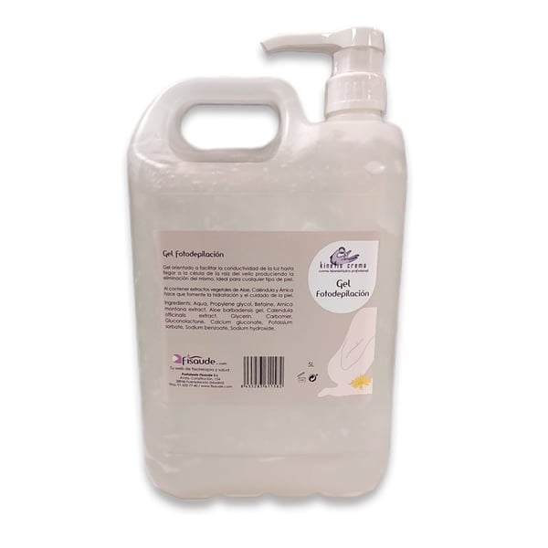 Gel para Fotodepilación Kinefis (garrafa 5 kg com Dispensador)